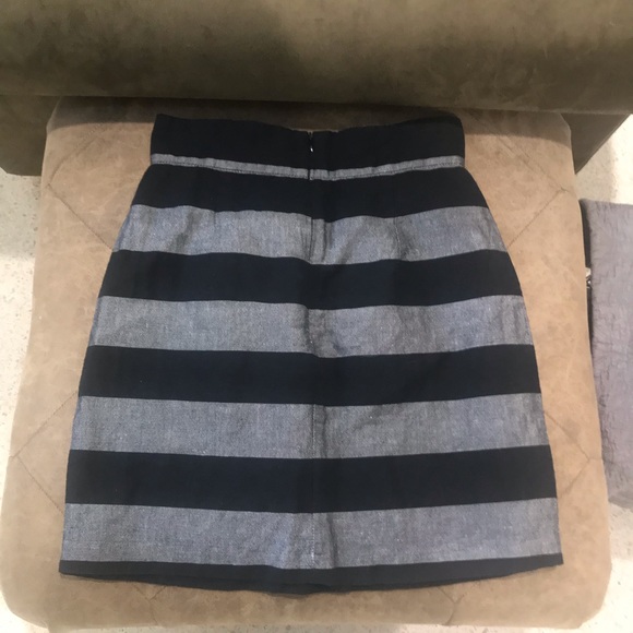❤️ FRENCH CONNECTION SKIRT Black & Gray Size 6 ❤️ - Picture 6 of 6
